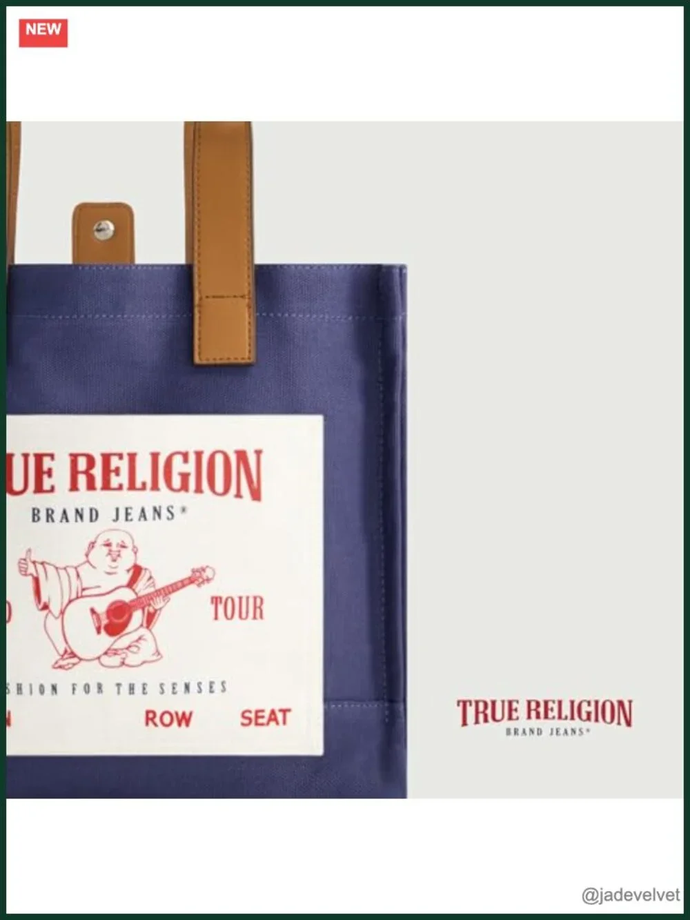 Canvas Tote Bag with Adjustable Strap, Messenger Silhouette, Snap Closure